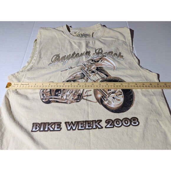DAYTONA BEACH 2008 BIKE WEEK SLEEVELESS size large biker, summer - Picture 4 of 5